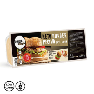 KETO burger pecivo sa sezamom 2x85 g