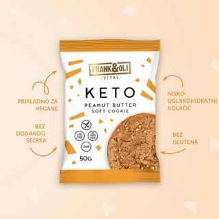 KETO mekani kolačić s maslacem od kikirikija 50 g