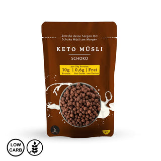 KETO pahuljice - čokoladne kuglice (za 7 porcija)