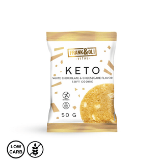 KETO mekani kolačić - Cheesecake s bijelom čokoladom 50 g