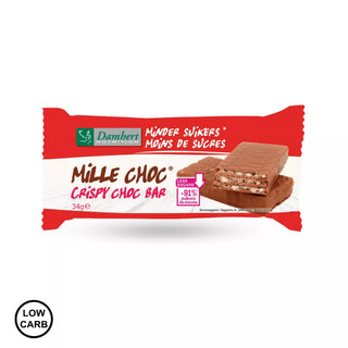 Low carb vafl u mliječnoj čokoladi (Mille Choc) 34 g