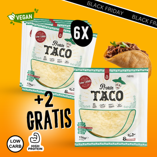 Low carb taco tortilja 6 + 2 GRATIS
