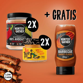 Paket pikantne majoneze & BBQ užitka