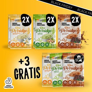 Paket proteinske rižine kaše + 3 GRATIS