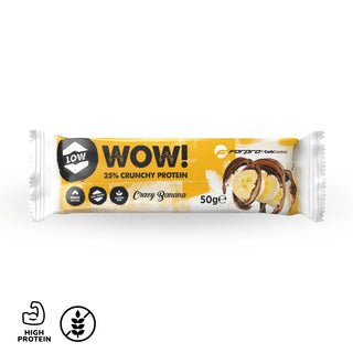 Proteinska pločica WOW - crazy banana 50 g