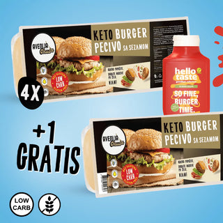 KETO burger paket + 1 GRATIS