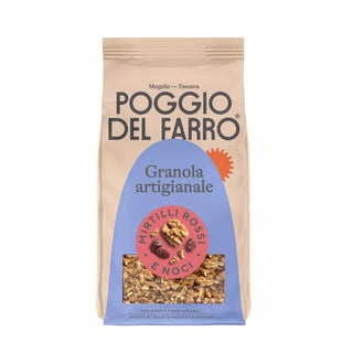 Domaća pirova granola s brusnicama i orasima – 250 g