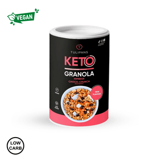 KETO granola čokolada- malina 250 g Tulipans