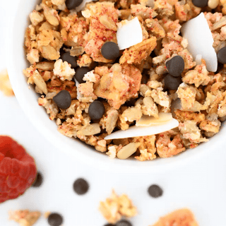 KETO granola čokolada- malina 250 g Tulipans