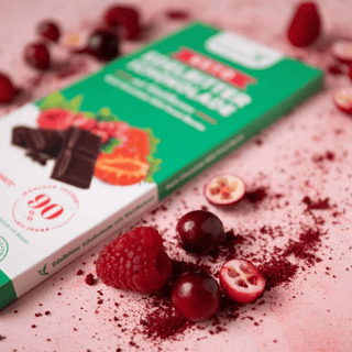 KETO temna čokolada z gozdnimi jagodami 125 g Simply Keto