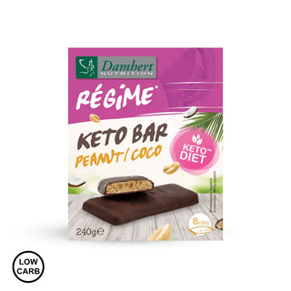 KETO pločice s kikirikijem i kokosom 8x30g